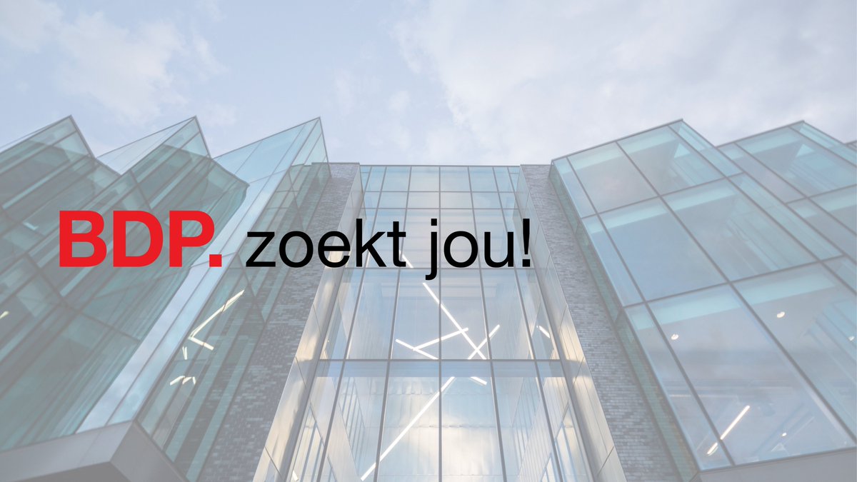 BDProtterdam's tweet photo. BDP ZOEKT EEN ASSOCIATE TECHNICAL ARCHITECT EN EEN EN (TECHNISCH) ONTWERPER / PROJECTLEIDER
Zie voor de (technisch) ontwerper / projectleider: https://t.co/TDnt8Fj0DY
En voor de associate technical architect: https://t.co/H6uNUlrBlN
Kom jij ons internationale team versterken? https://t.co/ogwp1NpaOt
