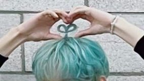 YEOSANGLOOK's tweet photo. yeosang’s cute hair ♡ https://t.co/XDmxcvlrJz