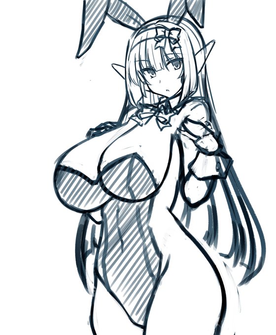 エッチにならない範囲で布を減らしたバニー 