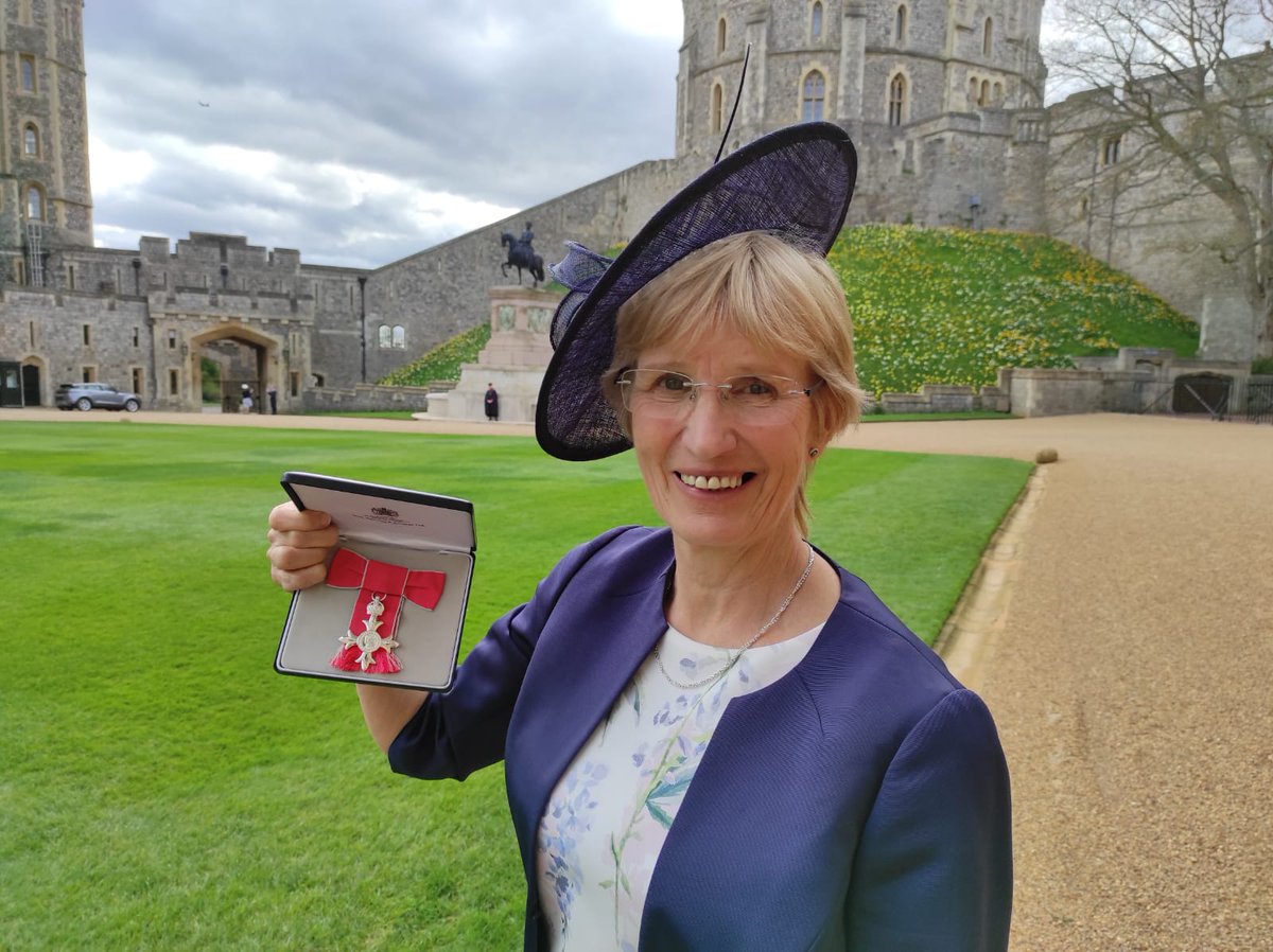 UnipharComm's tweet photo. We are proud and delighted to announce that
@DrAnneConnolly, Clinical Director of @WeAreE4H  and Chair of the @PCWHF received her MBE today, many congratulations on a well deserved honour. https://t.co/RfhmbUt1b7