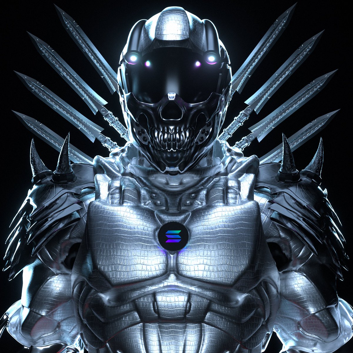 SolGuards's tweet photo. Nicknamed “Commander Guard Alpha”
An unknown event occurred on one of his last missions turning him rouge. Now, he attaches a new blade to his back for every Guard he has killed
#WEAREGUARDS⚔️

#solana #NFTGiveaway #NFTCommunity #nft #Crypto #cryptocurrency #defi #ETH #BTC #art https://t.co/fVWKSy5Ryt