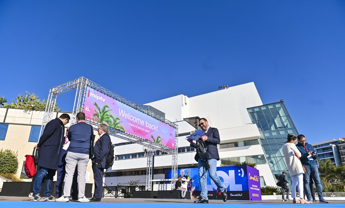 mip's tweet photo. Day 2 of #MIPTV is already host to more global dealmaking as companies from around the world announce new deals, partnerships and content in Cannes. Read up on all the latest deals and news live from the festival. https://t.co/kaA2lcLWwz https://t.co/smSMy5F3fs