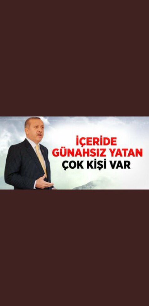 AdilYargılanmadık AFİstiyoruz
Gerçeklerle YÜZLEŞME Zamanı
#YARGITAY Başkanı Diyorki
Sn <a href="/tcbestepe/">T.C. Cumhurbaşkanlığı</a> 
#Yüzde 52,1 AdilYqrgılanmayanlarlaDolu
#ZİNDAŞ  Serbest
#Feto Başları Serbest
#BARONLar Serbest
GARİBAN İçerde
HAK YEMEYİ BIRAKIN
Öbür Dünyada Yüklü Mal VARLIKları KorumayacakSizi