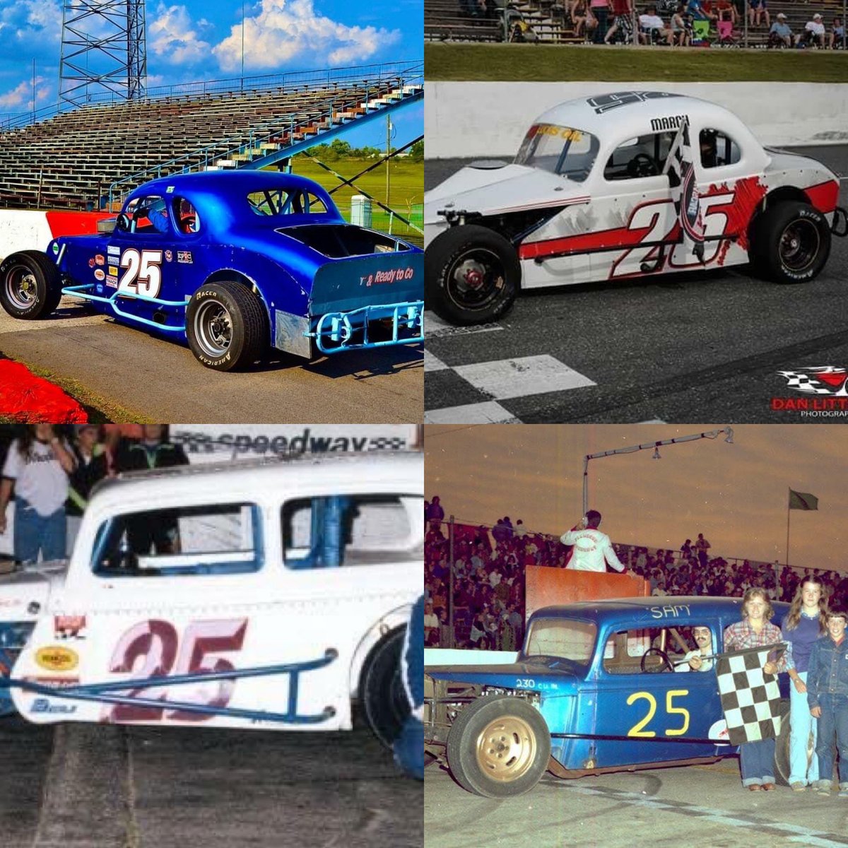 25 Sam Taylor, Chuck Barton, Cassidy March, Connor Ross, Max Wright and Vincent Foreman days to go till opening night at Flamboro Speedway