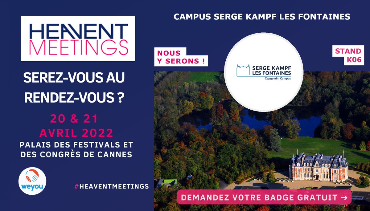 LesFontaines_'s tweet photo. J-15 avant @HeaventMeetings Hâte de vous y retrouver pour vous présenter nos nouveautés et discuter de vos projets d'événement ! #experiencelesfontaines #futureofevent https://t.co/Md4W76SGbn