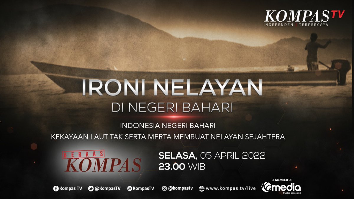 Pada peringatan Hari Nelayan Nasional, bagaimana nasib nelayan di negeri bahari? 

Ikuti penelusuran selengkapnya dalam #BerkasKompas malam ini pkl 23.00 WIB hanya di KompasTV 

Streaming: kompas.tv/live