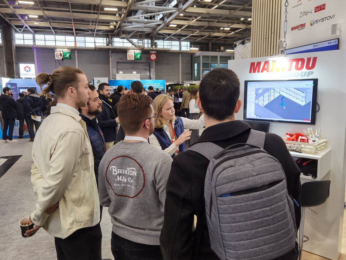 On vous attend nombreux au salon #BIMWorld, Porte de Versailles à Paris, venez nous y retrouver aujourd'hui ou demain !

#BW22 #Manitou #BIM