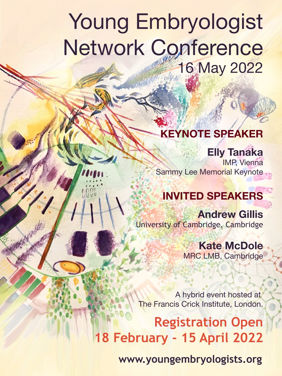 10 days left to register and submit your abstract for #YEN2022 The conference is free to attend and remember you can apply to get a travel grant youngembryologists.org/yen-2022/ Looking forward to meeting you all!
