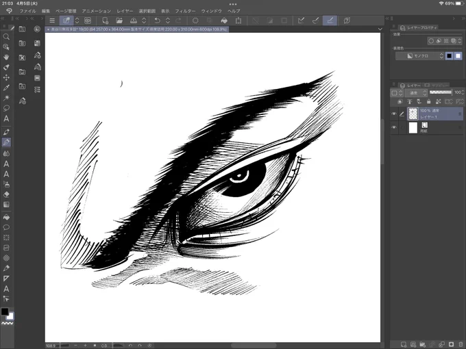 目描くの好きやねん 