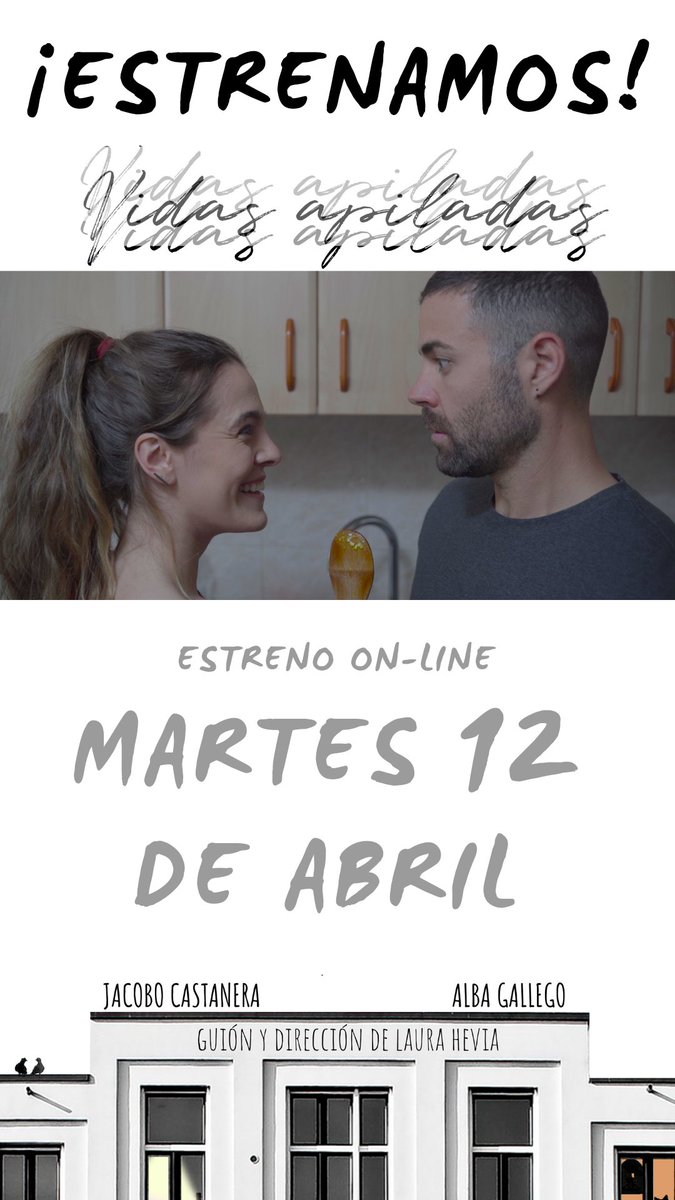 Laura_Hevia's tweet photo. ESTRENO VIDAS APILADAS - Un día en abierto el 12 de abril

No te pierdas esta historia de casualidades y desconocidos. 

Pronto, el link ♥️ https://t.co/2SkueY9iEn