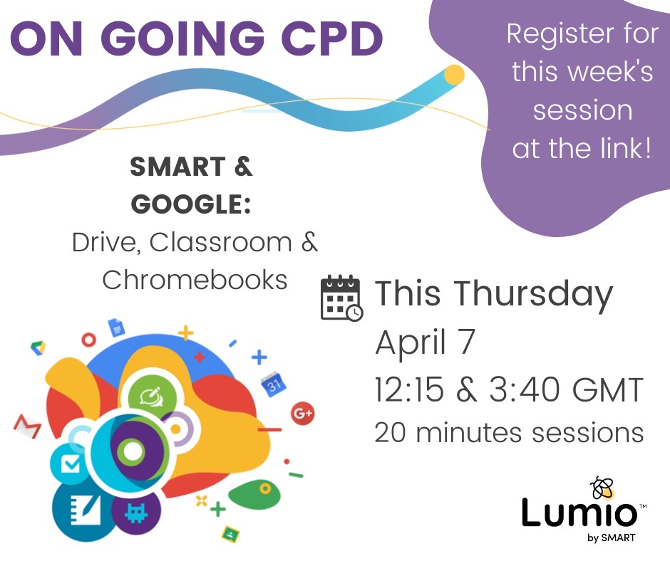 LumioSocial's tweet photo. ποΈ Thursday in βOngoing CPDβ with @MarkHartwright learn the ins & outs of Lumioβs integration with Google! π»
Join live/catch the recording β¬οΈ
https://t.co/Uu028LAPrB
π£ #SMARTUK #Teachers #SmartBoardTips #WeAreSMART #GoogleEducationPartner π‘ https://t.co/DQRbJ4pxtk