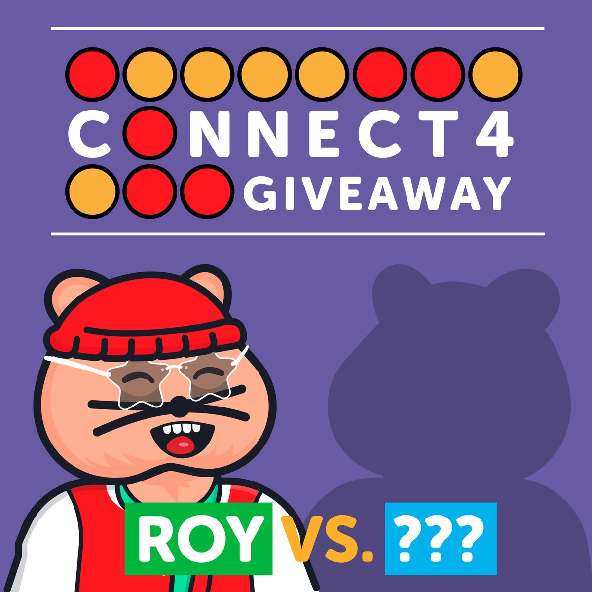 Happening in our Discord now 💯 If you beat our gamemaster Roy with Connect4 you win 1 of 3 #NFTs 🏆😎 ah heck let's also throw in 5 OG WL spots for interaction on this post discord.gg/FY7H6WrC

#NFT #Whitelist #NFTCommunity #NFTdrop #NFTCollection #nftcollector #NFTGiveaway