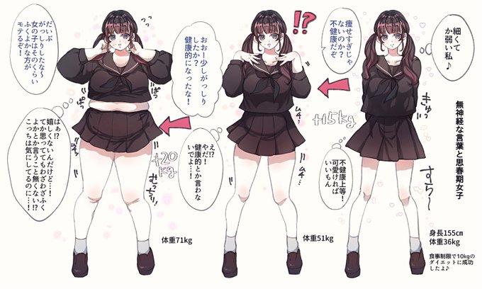 言葉って難しいという絵
(ジリジリとぽっちゃりしていくやつです) 