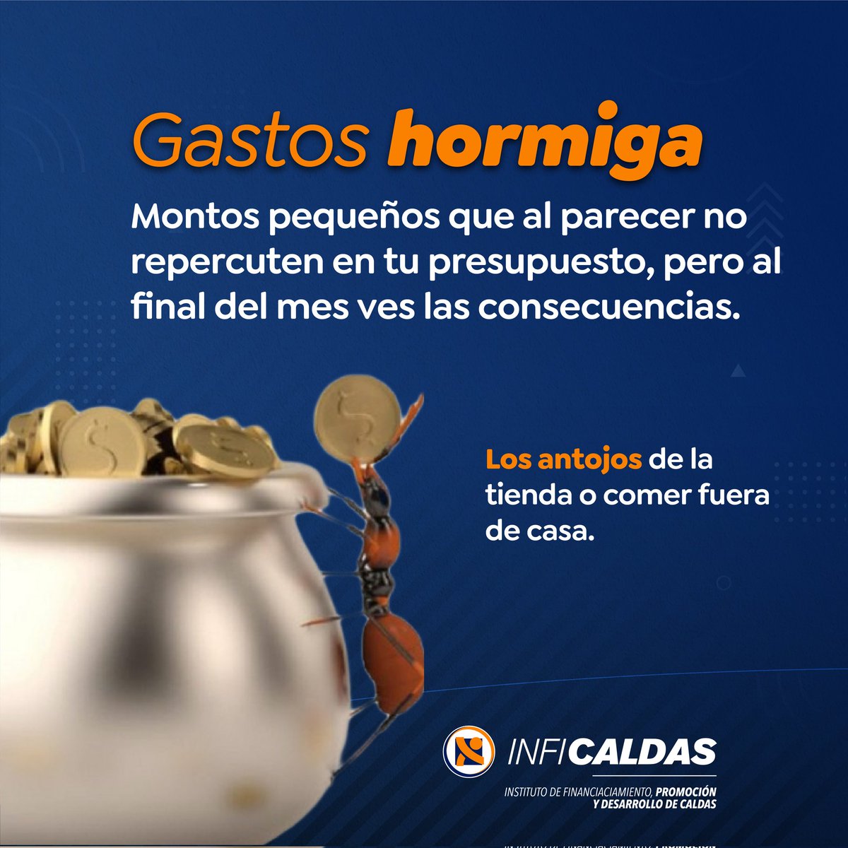 INFICALDAS's tweet photo. ¿Tu presupuesto mensual no te alcanza?
Acá⬇️ te dejamos 3 gastos que debes dejar de hacer para que no tomen el control y afecten tu bolsillo. Mejoremos juntos la inteligencia financiera.💡💰☑️ #InfiTips #Inficaldas https://t.co/iwydIbOLwZ