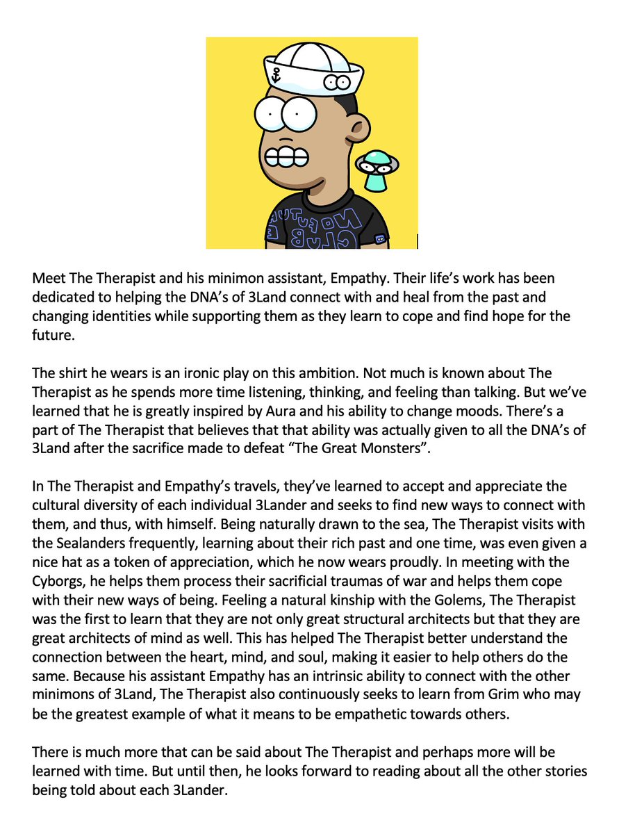 psychozodiac_'s tweet photo. I wrote a brief backstory for my 3Lander for the @3landersNFT Story Contest! I loved reading about each of stories that others have come up with and had to make mine personal. Share yours below with a #3L4L! #NFTCommunity @3landboy @NFTStubby @EvoTheCurator @ComposerBoa https://t.co/aiucRXaVjy
