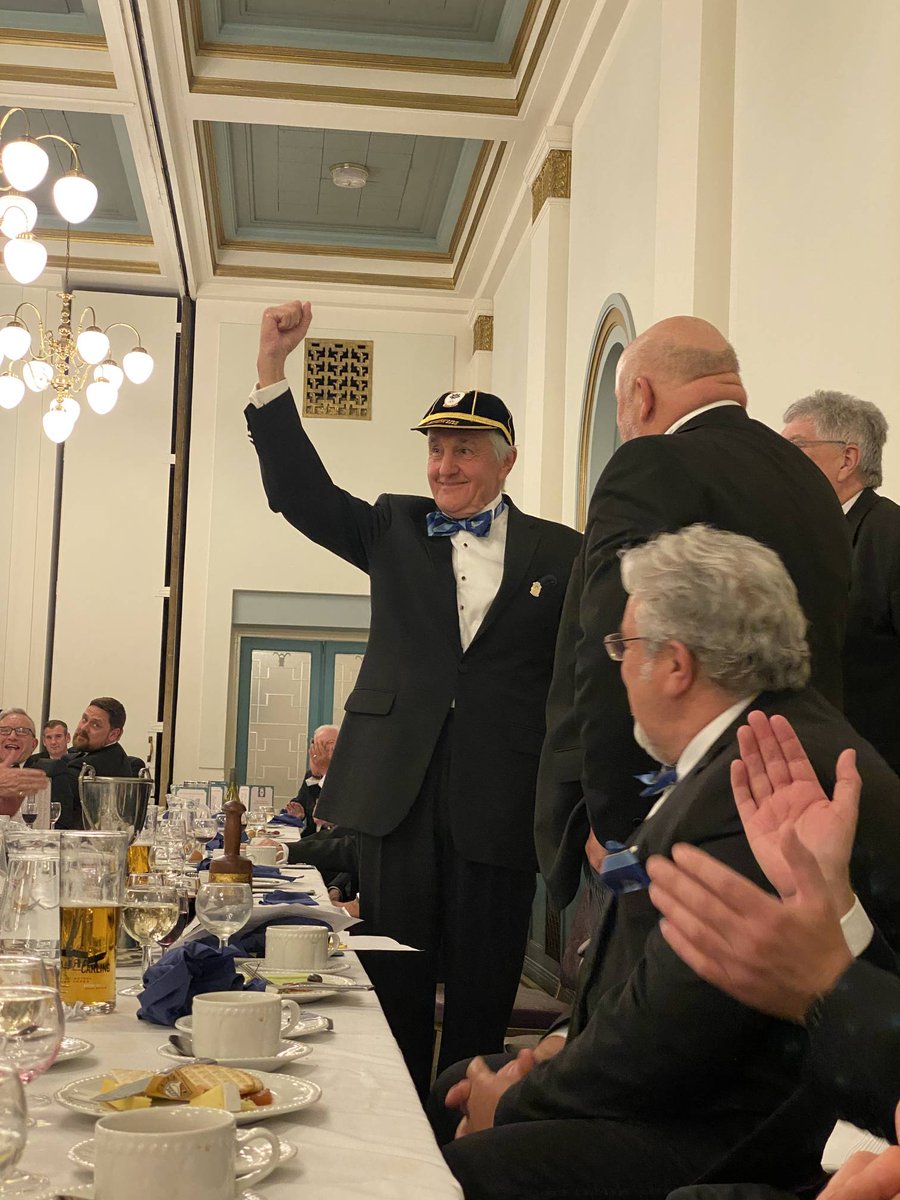 The Union of Rugby Lodge (@unionofrugby) on Twitter photo A wonderful photo from our Consecration at the weekend as our Provincial Grand Master, and Lodge Liaison Officer, Peter Kinder is presented with a Lodge Founders cap by our Worshipful Master Daniel Quelch.
#UoRL #Consecration #Freemasons
<a href="/LeicsFreemasons/">LeicsRut Freemasons</a> <a href="/UGLE_GrandLodge/">United Grand Lodge of England</a> A wonderful photo from our Consecration at the weekend as our Provincial Grand Master, and Lodge Liaison Officer, Peter Kinder is presented with a Lodge Founders cap by our Worshipful Master Daniel Quelch.
#UoRL #Consecration #Freemasons
<a href="/LeicsFreemasons/">LeicsRut Freemasons</a> <a href="/UGLE_GrandLodge/">United Grand Lodge of England</a>