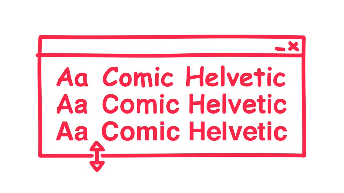 presentcorrect's tweet photo. Brace yourselves, Comic Helvetic is a combination of Helvetica &amp; Comic Sans.
https://t.co/5chDuSkBjj

vis @kottke https://t.co/hxAZyfReVz
