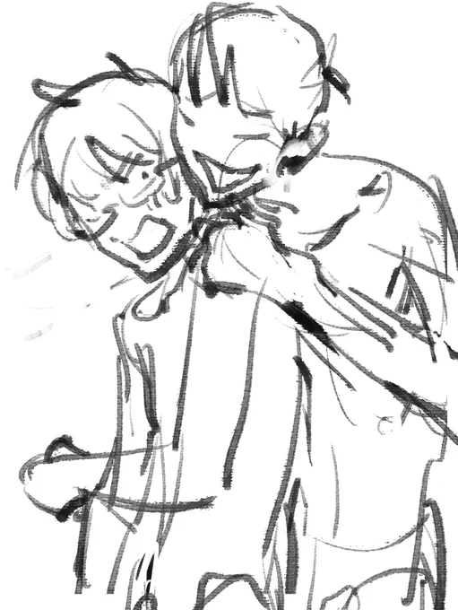 今の状況描きたいものが多すぎて筆が止まる、描いてる途中で色々思いついてこんなの描いてる暇じゃねぇ‼️ってなる今のうちに全部出力したい 