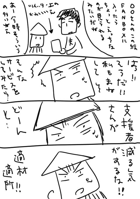 雑日記漫画。適材適所。 
