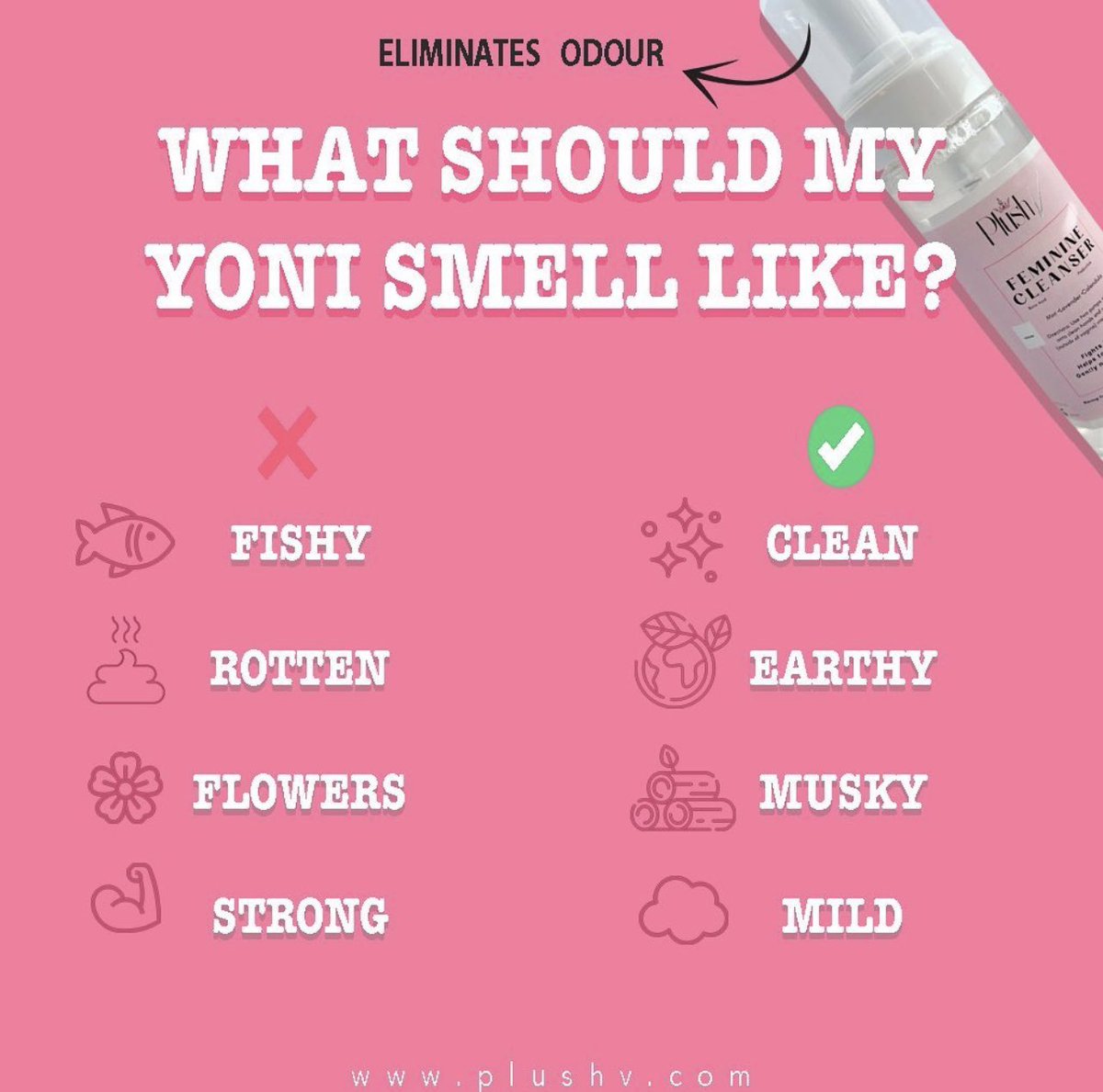 plushvuk's tweet image. Your vagina is home to billions of bacteria, precise makeup of this bacteria changes on a daily basis.

And the change is normal. These smell variations are likely a result of your menstrual cycle, your hygiene habits, or just you being you  #vaginalove #organic #odourfree