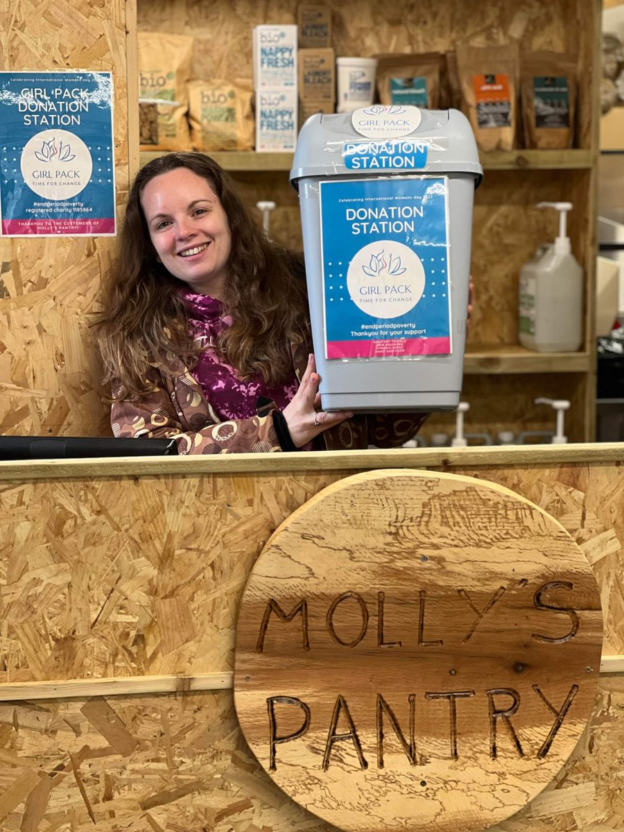 PantryMolly's tweet photo. We are now a Girlpack collection point.
I have named it The Menstruation Station.
#menstruationstation #menstruationmatters #sanpro #Donations #sanprotection #periods #periodpoverty #poverty #sharingiscaring #charity #Donationpoint https://t.co/NKajB81ta0