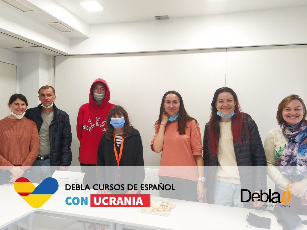 Esta semana hemos empezado con nuestro curso de español gratuito para las personas refugiadas de Ucrania. 🇺🇦

#deblacursosdeespañol #cursosdeespañol #freespanishlessons #ayudaucrania #stopwar #standwithukraine #helpukraine