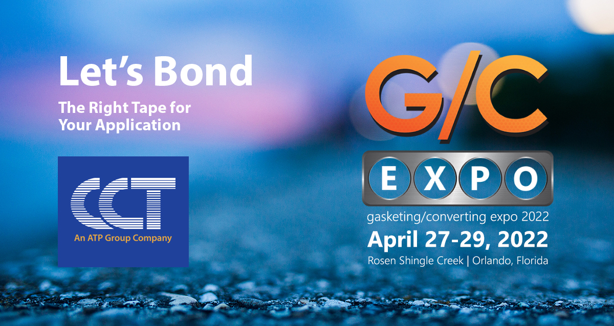 Going to the <a href="/GasketFab/">GFA</a> (GFA) Expo? Stop by to see us or schedule a specific time to discuss CCT’s #adhesivetapes, including our line of low #VOC formulations for all applications.
Product catalog: ccttapes.com/product-select…
#GCExpo22 #gaskets #fabricators