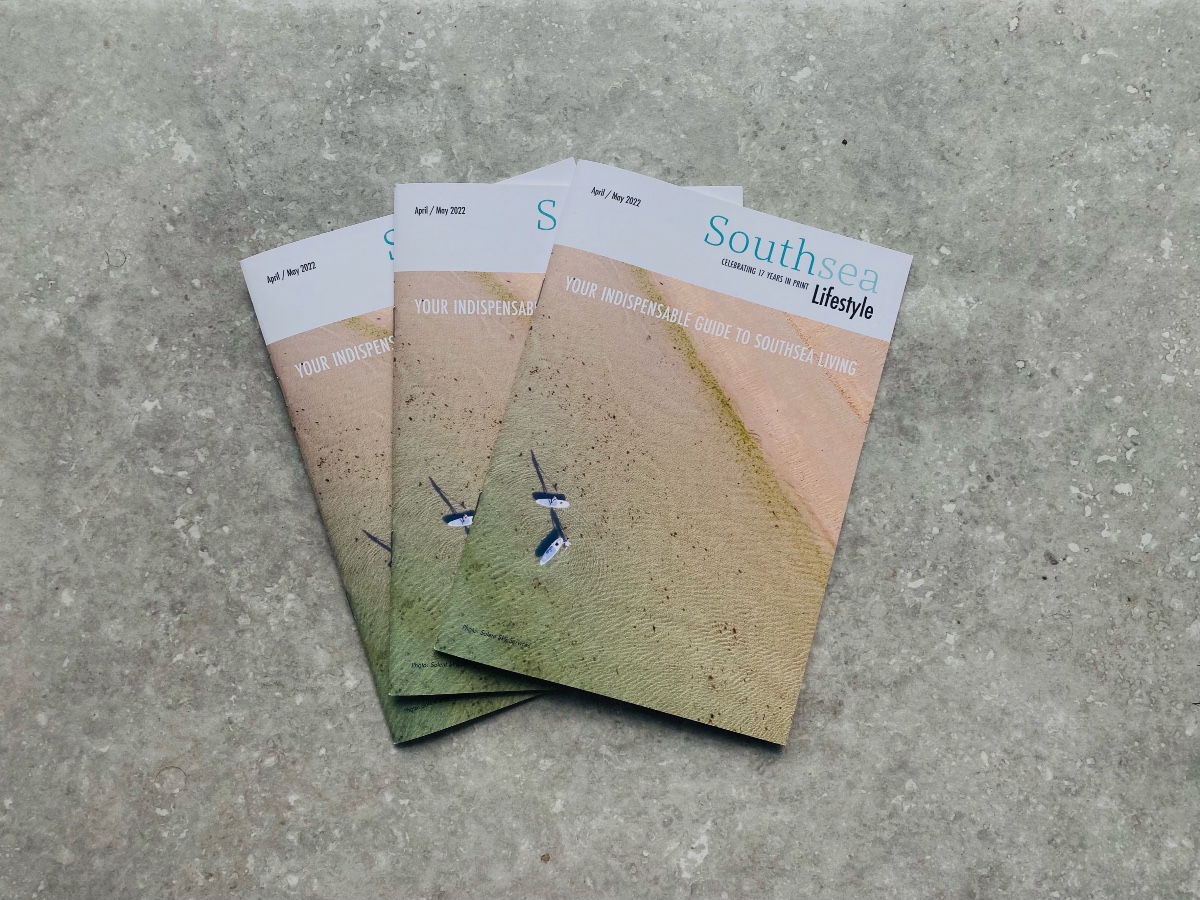The latest issue of Southsea Lifestyle is out now! Your indispensable guide to to Southsea living. 
Distributed locally and available to read online.
southsealifestyle.com/april-may-2022/