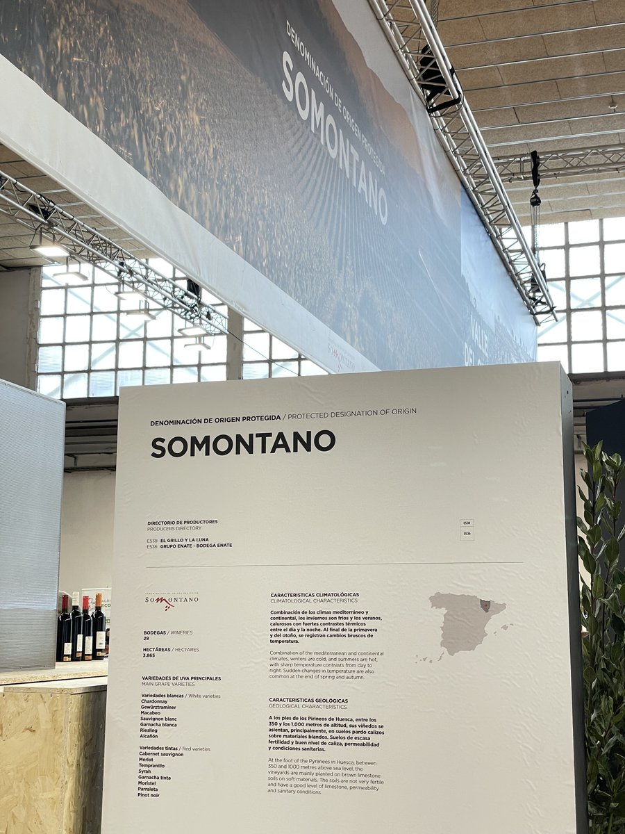 DOSomontano's tweet photo. Ayer se inauguró la
@bcnwineweek
y allí estuvimos con nuestras bodegas
@BodegaEnate
#BodegaLaus y
@ElGrilloylaLuna
y asistiendo a la mesa redonda que organizó
@MoVinoDO
¡No os perdáis este gran salón del mundo del vino que se celebra hasta mañana en Barcelona! https://t.co/HHg3VKLjrD