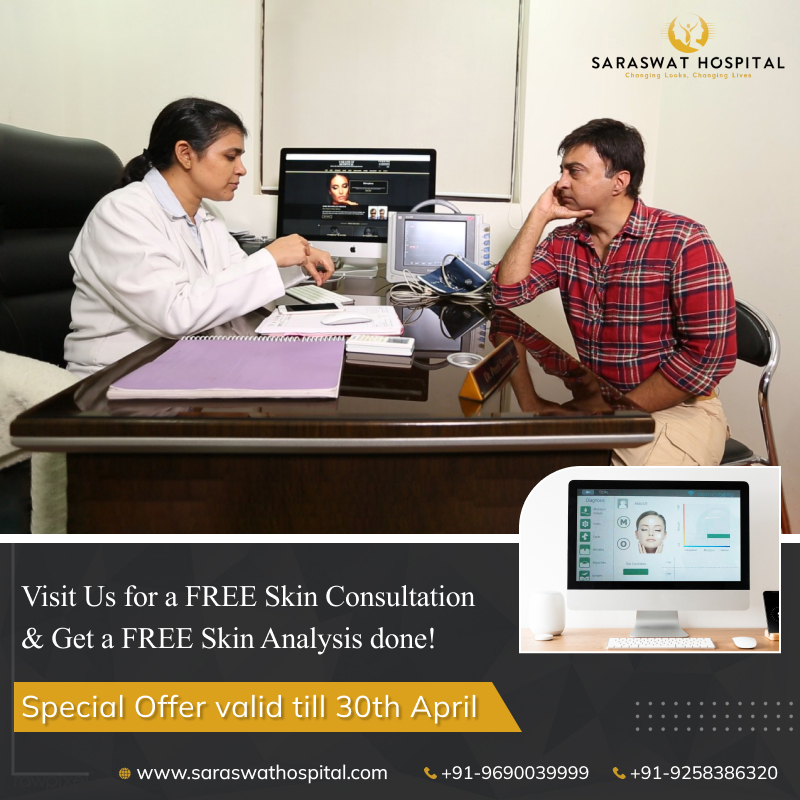hair_results's tweet photo. Are skin problems making you lose your confidence? @SaraswatHospit1, we provide the best skin treatments for all skin types. Visit us and get a #FreeSkinAnalysis with advanced software and free consultation for common skin-related problems. https://t.co/BUw588Qnyu https://t.co/KS0eze3LII