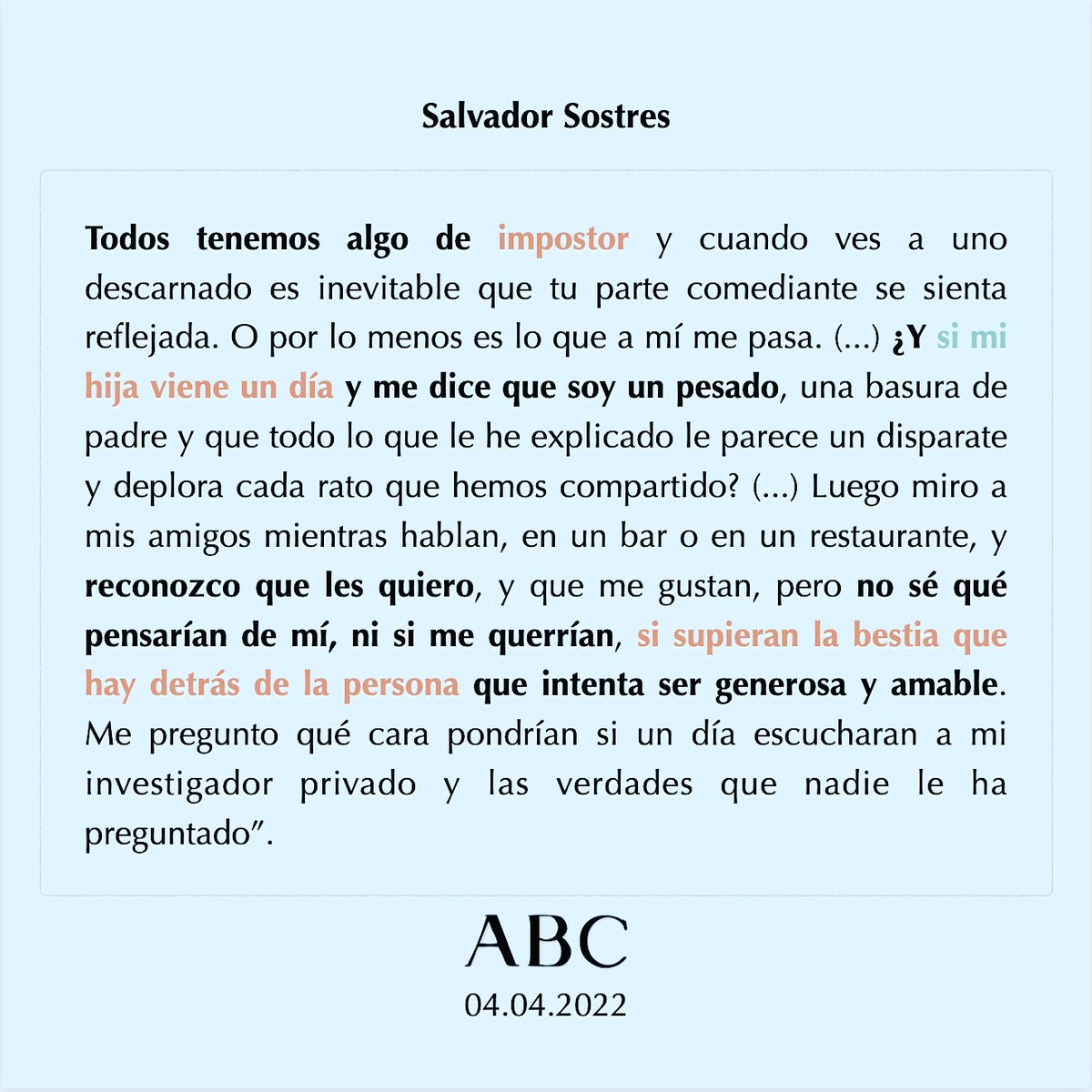 Sostres en estado puro. ⁦<a href="/sostresarticulo/">Artículos de Sostres</a>⁩ ⁦⁦<a href="/abc_es/">ABC.es</a>⁩