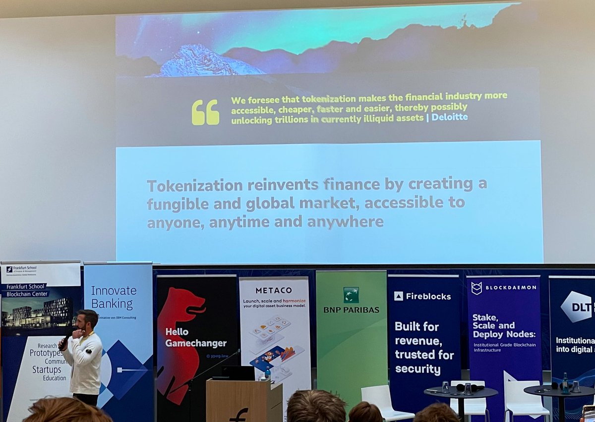 Next #LocalHero on stage at #CAC2022: @iconic_funds‘ <a href="/max_iconic/">Maximilian Lautenschläger</a> elaborates on how #tokenization will enable #FinancialInclusion and provide access to new investment opportunities