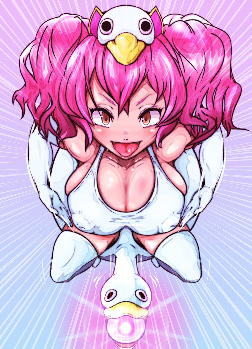 ハイグレおまる突撃洗脳兵と化したメ 