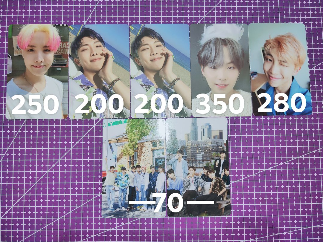 EngeneSells's tweet photo. WTS LFB [#engenesells_onhand]

BTS Random Photocards

reply mine + pc

DOP: payo prio, 5 days res, 50 dp non-refundable
MOD: ggx, sco
MOP: gcash, metrobank

🏷️ butter pob pc peaches mots7 mots 7 v1 her l ver dicon 101 group pc ot7 hobi jhope namjoon rm yoongi suga angel https://t.co/nb9Zb2gRRv