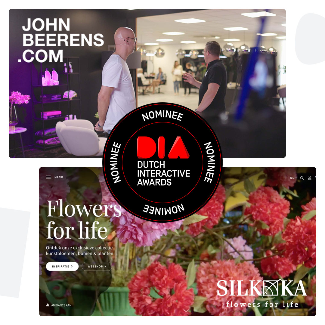 bluebirdday_nl's tweet photo. We zijn 2x genomineerd voor de #DutchInteractiveAwards! Ons fleurige #ecommerce platform voor Silk-Ka voor ‘B2B Commerce’ en de innovatieve #shopstreaming event van JohnBeerens voor ‘Future Interfaces’. We zijn super trots en ontzettend benieuwd naar de uitslag op 2 juni! https://t.co/oCxZidUB9G