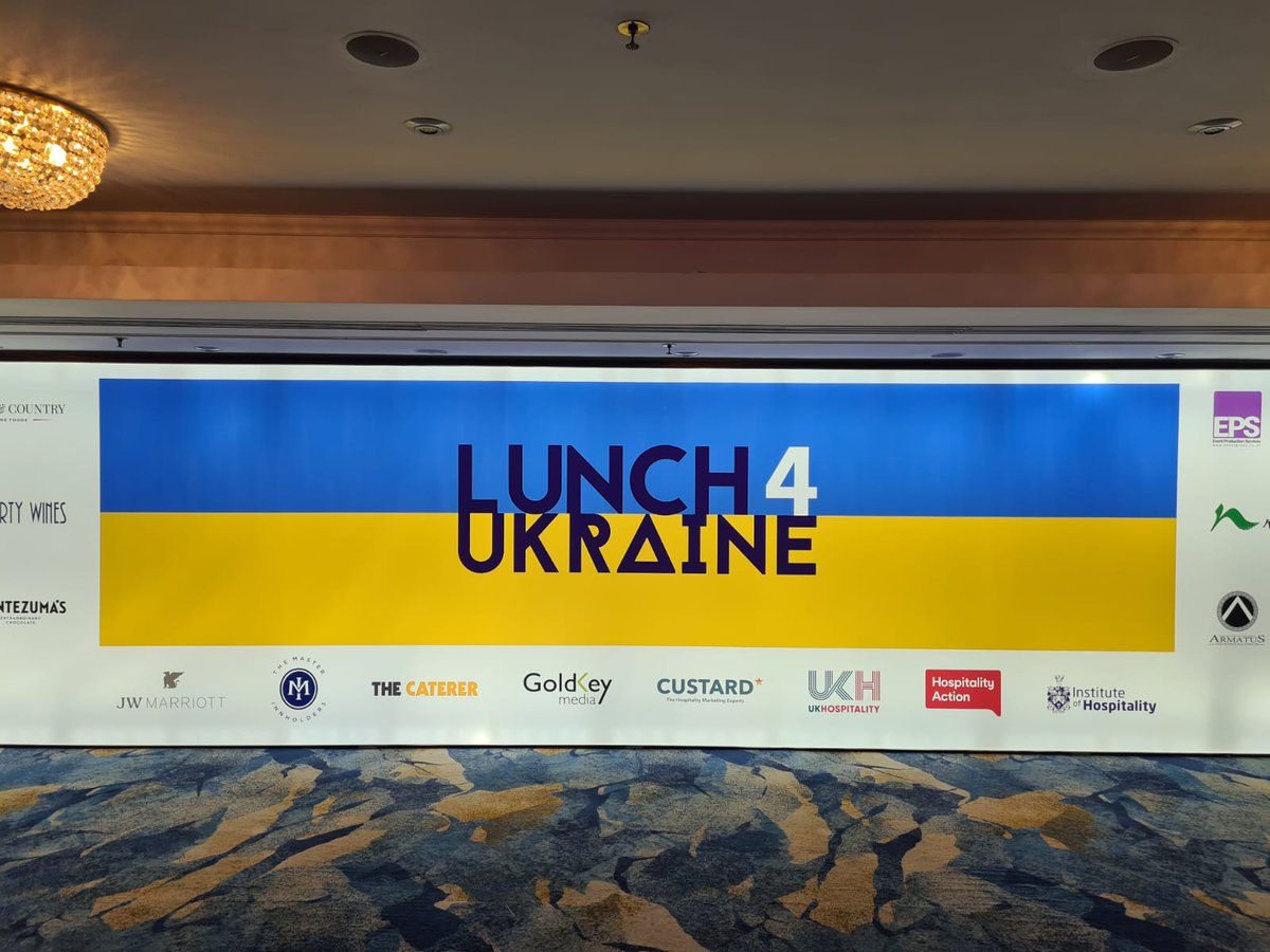 Institute of Hospitality (@ioh_online) on Twitter photo Our Chair <a href="/rixon_kellie/">Kellie Rixon MBE FIH</a> and CEO <a href="/RBWR/">Robert Richardson FIH MI</a> are proud to be in attendance at the #lunch4Ukraine at the JW Marriott <a href="/Grosvenor_House/">JW Marriott Grosvenor House</a>
It's wonderful to see the industry come together for the <a href="/decappeal/">DEC</a>
<a href="/MasterInnH/">Master Innholders</a> <a href="/Caterertweets/">The Caterer</a> <a href="/GoldKeyMedia/">Gold Key Media</a> <a href="/CustardComms/">Custard - The Hospitality Marketing Experts</a> <a href="/UKHofficial/">UKHospitality</a> <a href="/HospAction/">Hospitality Action</a> Our Chair <a href="/rixon_kellie/">Kellie Rixon MBE FIH</a> and CEO <a href="/RBWR/">Robert Richardson FIH MI</a> are proud to be in attendance at the #lunch4Ukraine at the JW Marriott <a href="/Grosvenor_House/">JW Marriott Grosvenor House</a>
It's wonderful to see the industry come together for the <a href="/decappeal/">DEC</a>
<a href="/MasterInnH/">Master Innholders</a> <a href="/Caterertweets/">The Caterer</a> <a href="/GoldKeyMedia/">Gold Key Media</a> <a href="/CustardComms/">Custard - The Hospitality Marketing Experts</a> <a href="/UKHofficial/">UKHospitality</a> <a href="/HospAction/">Hospitality Action</a>