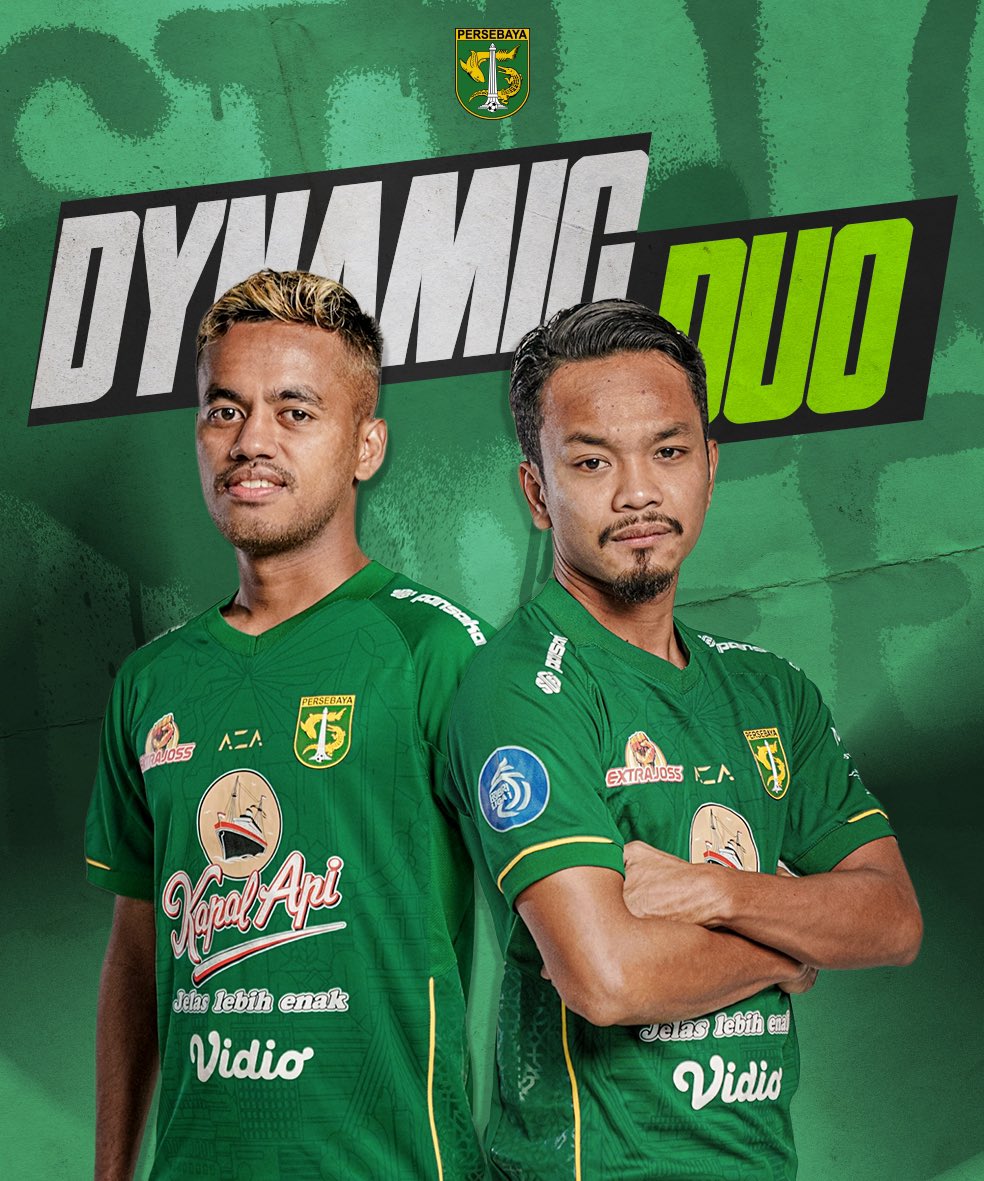 persebayaupdate's tweet photo. Dynamic Duo

Persebaya memastikan servis duo gelandangnya untuk musim depan
Muhammad Hidayat dan Alwi Selamat masih akan menjadi motor permainan Bajol Ijo

Let's Rock! 🤘🏾
_
Salam satu nyali!
🐊🦈💚
_
#Persebaya https://t.co/qnMYji1bib