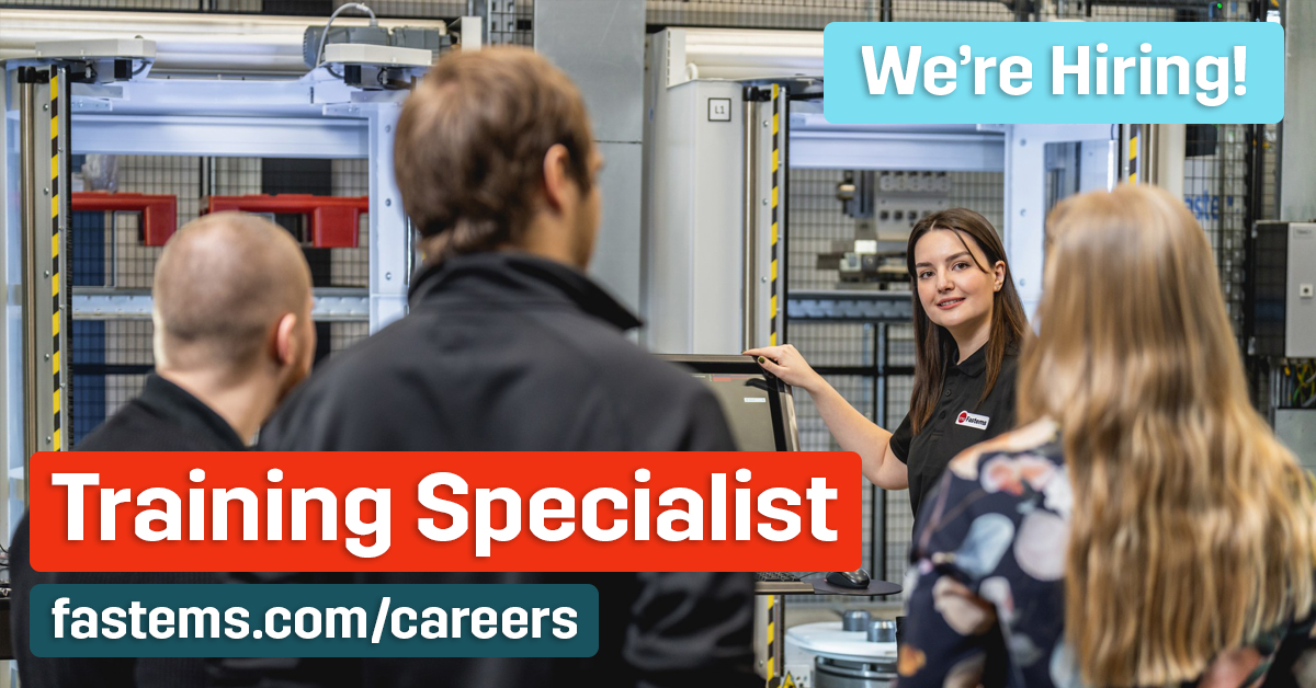 fastems's tweet image. 🚩 Hey #Tampere! 🚩 We are now looking for TRAINING SPECIALIST!

Interested in joining #fastemsians? ➡️ Read more about the requirements from our website hubs.la/Q017q0sP0 and apply by APRIL 20th!

#hiring #automation #robotics #jobs #tamperejobs #trainingspecialist