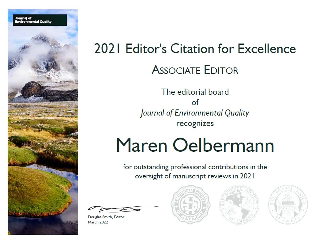 Prof. Maren Oelbermann tweet media