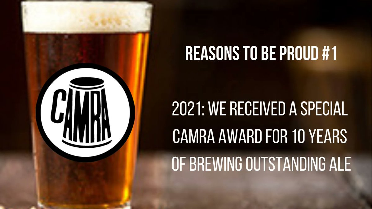 ByattsBrewery's tweet image. Into 11th year in the #Brewing business after we became first commercial brewhouse in Cov for 80 YEARS! To celebrate we're going to share series of 'Reasons to be proud' over the next week!
#ReasonOne -2021 received a special CAMRA award for 10 years of brewing outstanding ale!