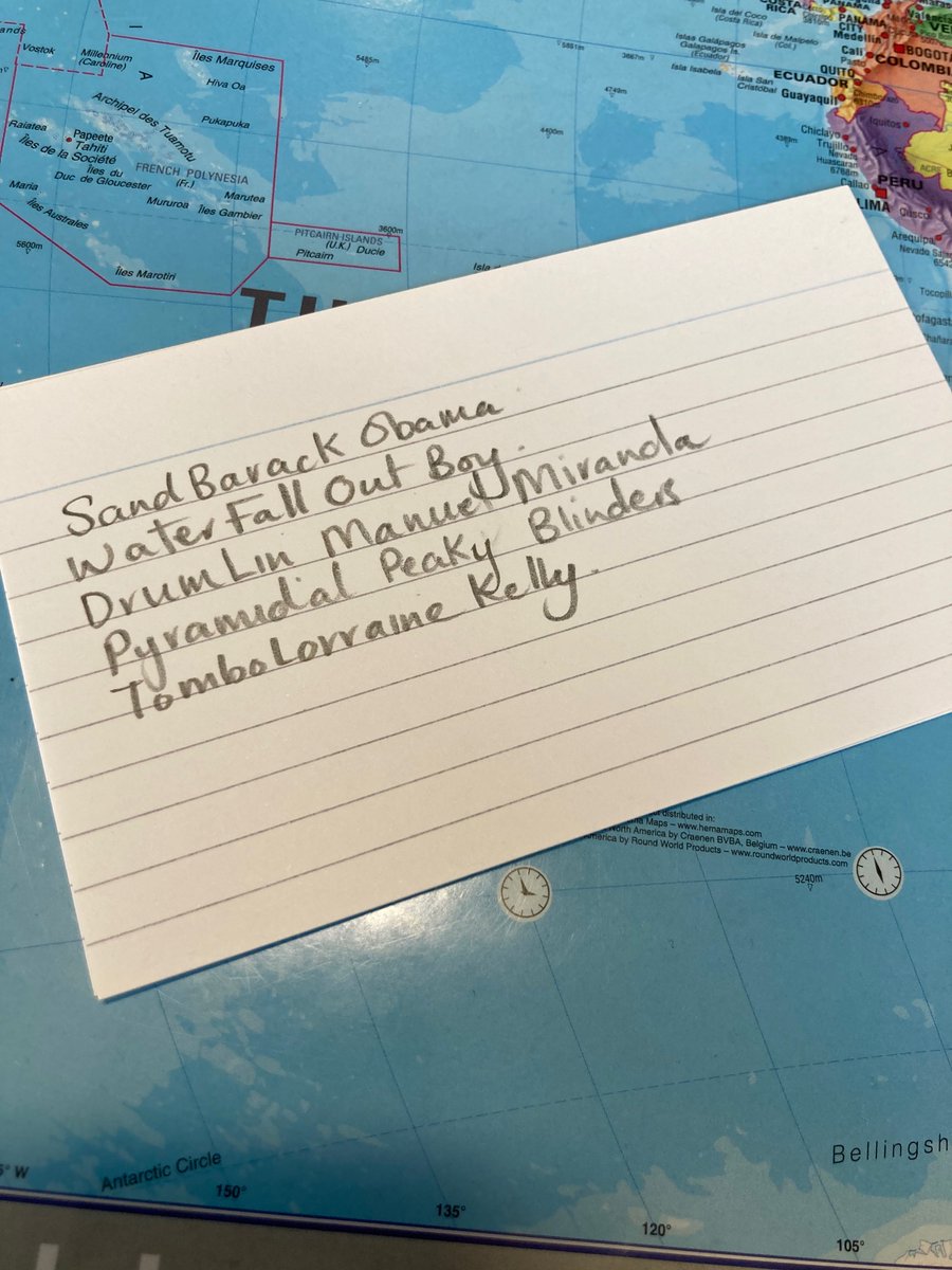 Trying to come up with some formation Answer Smashes for my Higher Geography class quiz this week. It’s going well so far…