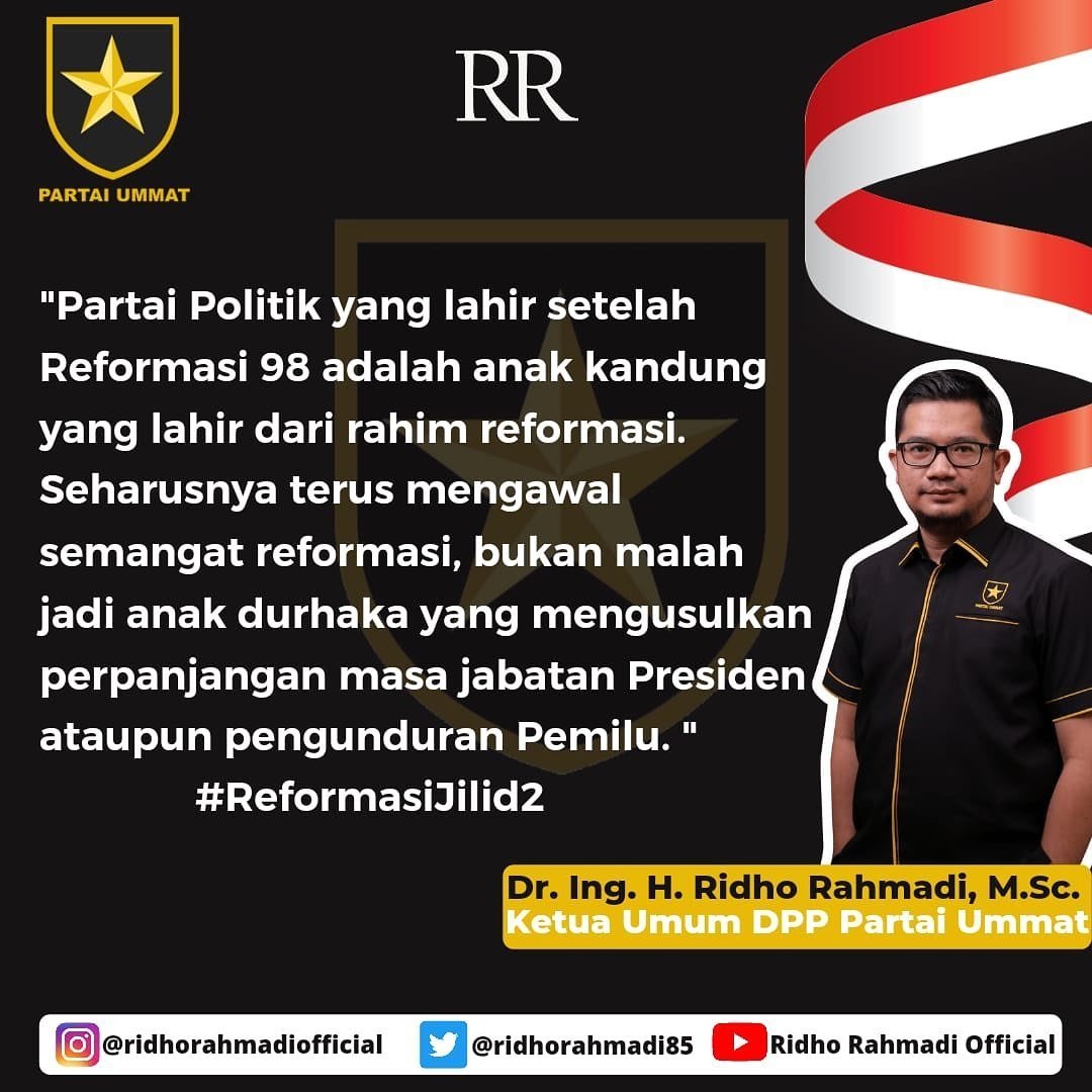 Semangatummat's tweet photo. #reformasijilid2 #tolak3periode #lawankezaliman #tegakkankeadilan #ummat #partaiummat #partaiummatdiy https://t.co/yZkHwaT9ai