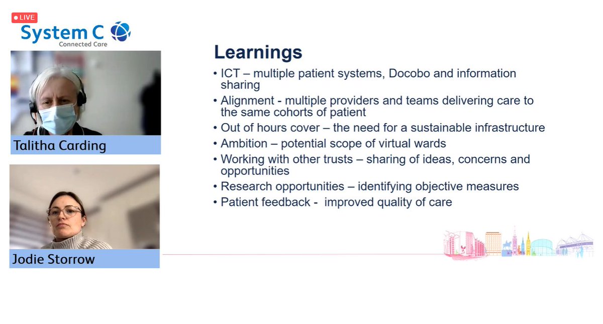 System_C's tweet photo. #CareFlowEPR: @CardingTalitha: We've learned a lot since July, and the team at @DocoboUK have been very supportive.
@nhsuhcw https://t.co/WHkqO6rN3K