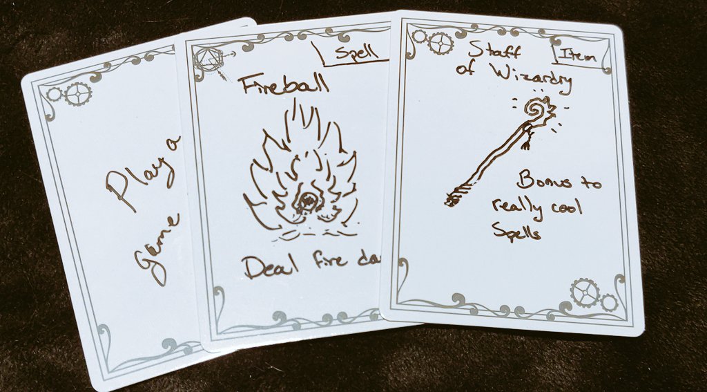 GuileAndDesign's tweet image. Fill your Spellbook with cards of your own creation! From world to magical artefacts, the possibilities are endless when you have #ttrpg accessories like these!
Get yours today
Tinyurl.com/gndcards