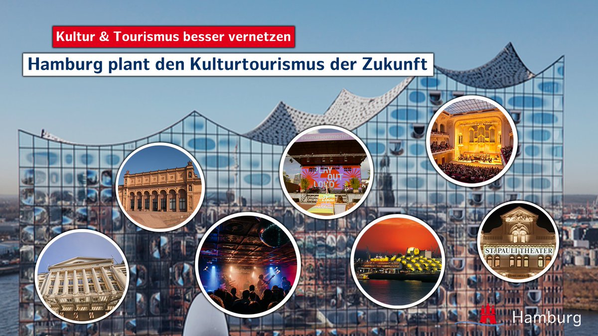 Hamburg hat ein erstklassiges Kulturangebot und ist für viele Menschen ein attraktives Reiseziel. Mit der neuen Kulturtourismusstrategie will der Senat Kultur und Tourismus enger zusammenbringen und das vorhandene Potential noch besser nutzen. Alle Infos: t.hh.de/16056082