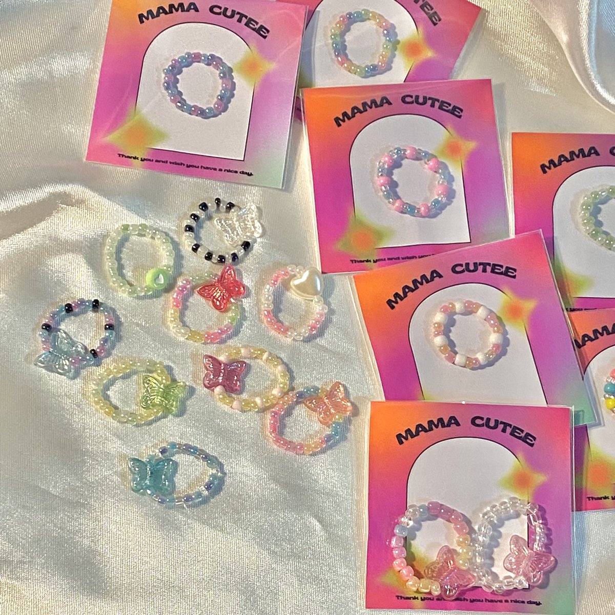 mamaacrxm's tweet image. 𐬹𓈒✿ bead ring 💍𓈒⤾

📁◌ สามารถสั่งทำได้ ❛ ไม่มีขั่นต่ำ ❜ 🗯
⟢ แบบสีล้วน , เรียบๆ  5 ฿ 
⟢ แบบมีจี้ , ทำเป็นรูปทรงต่างๆ 10+ ฿ 

𓈃 REG 30฿ / EMS 50฿ ⊹ 🛒

#รับทําของแจก #แหวนลูกปัด #ลูกปัด #แหวน #รับทําgiveaway #รับทำของเเถม #ของขวัญวันเกิด #ของปัจฉิม #ของขวัญปัจฉิม