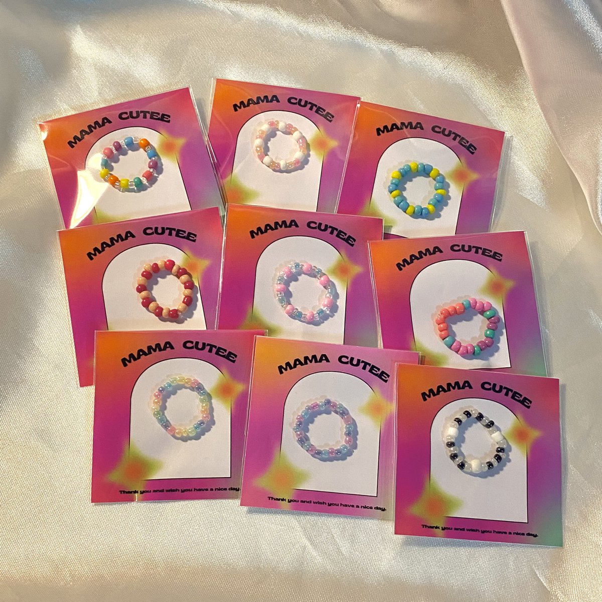 mamaacrxm's tweet image. 𐬹𓈒✿ bead ring 💍𓈒⤾

📁◌ สามารถสั่งทำได้ ❛ ไม่มีขั่นต่ำ ❜ 🗯
⟢ แบบสีล้วน , เรียบๆ  5 ฿ 
⟢ แบบมีจี้ , ทำเป็นรูปทรงต่างๆ 10+ ฿ 

𓈃 REG 30฿ / EMS 50฿ ⊹ 🛒

#รับทําของแจก #แหวนลูกปัด #ลูกปัด #แหวน #รับทําgiveaway #รับทำของเเถม #ของขวัญวันเกิด #ของปัจฉิม #ของขวัญปัจฉิม