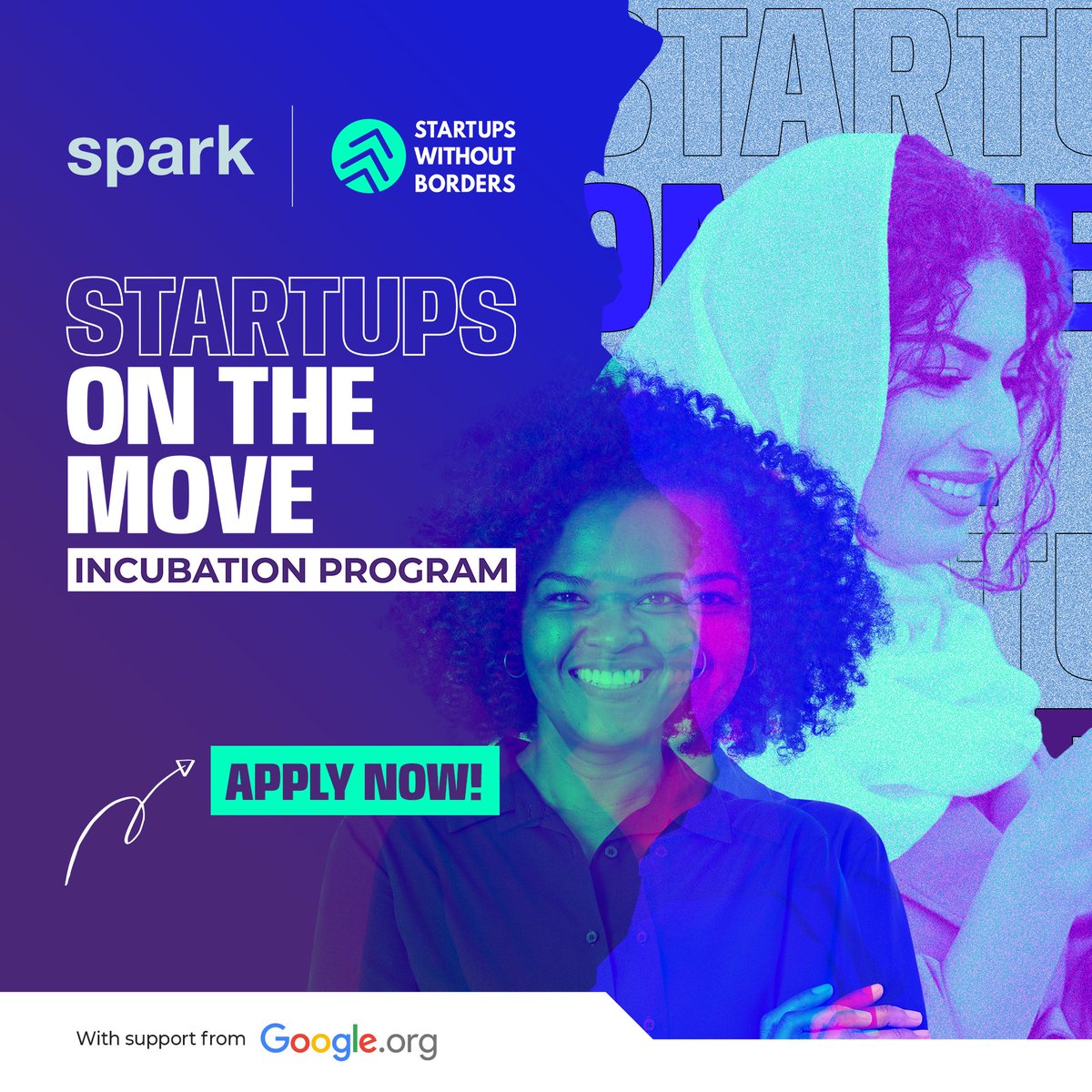 SPARKorg's tweet photo. We are very excited, and you should be too! We've partnered with #StartupsWithoutBorders to launch STARTUPS ON THE MOVE, an incubation program with support from @Google. In 5 months, 130 entrepreneurs in #Lebanon, #Iraq, and #Palestine will transform their ideas into startups! https://t.co/HtRabaDnmU