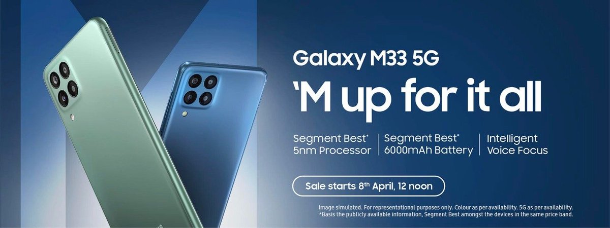 I'm giving away 2 Samsung Galaxy M33 5G devices to the #stufflistingsarmy today 😍

To win:
1. Retweet this tweet using the #stufflistingsarmy, #GalaxyM33, and #GalaxyM33quiz
2. Answer some simple questions
3. Be happy ❤️