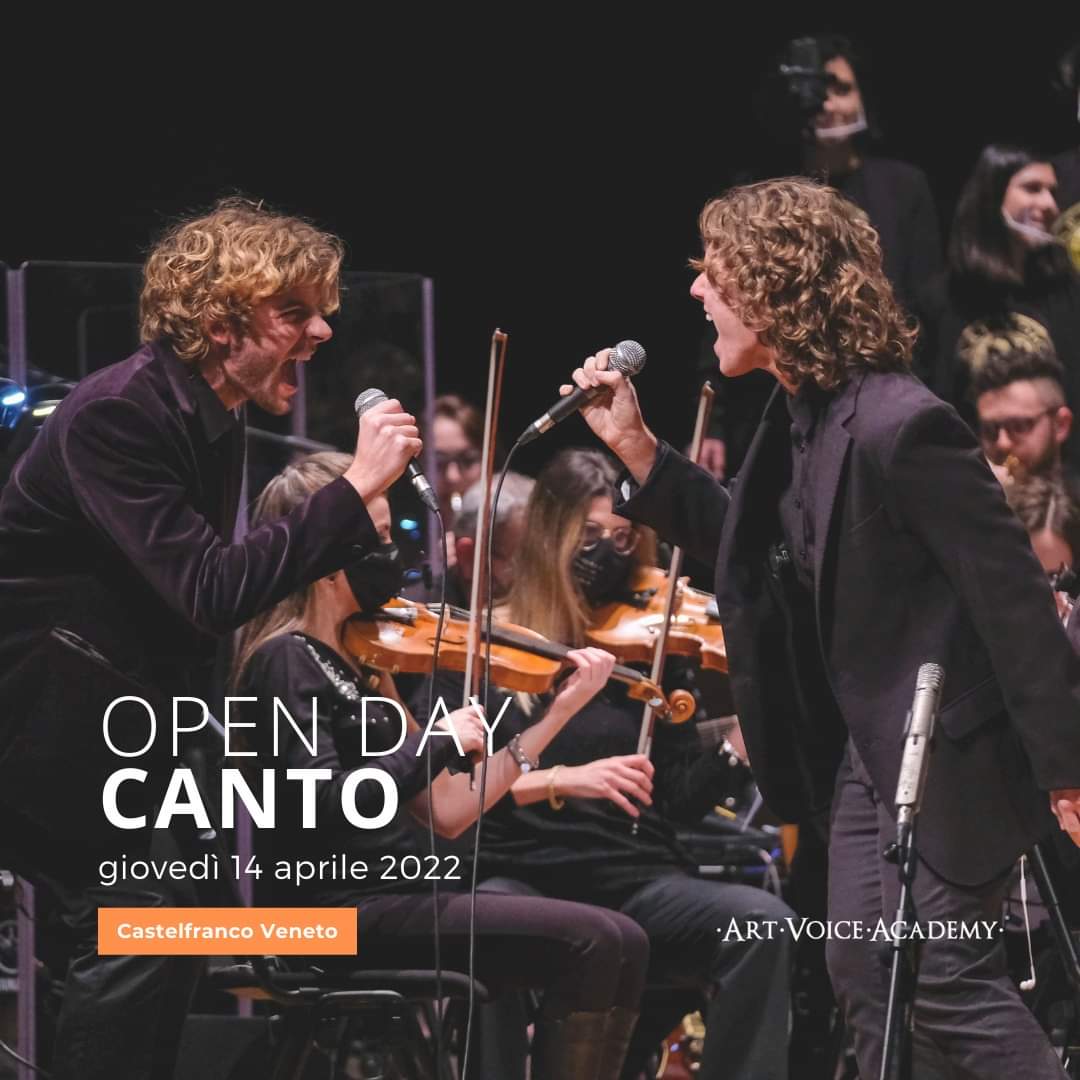 𝗣𝗮𝘀𝘀𝗶𝗼𝗻𝗲 𝗽𝗲𝗿 𝗶𝗹 𝗰𝗮𝗻𝘁𝗼? 𝗧𝗶 𝗮𝘀𝗽𝗲𝘁𝘁𝗶𝗮𝗺𝗼 𝗶𝗻 𝗔𝗰𝗰𝗮𝗱𝗲𝗺ia
#𝗰𝗮𝗻𝘁𝗼  #pop #jazz #musical #openday 14 aprile 2022 bit.ly/38umQNg